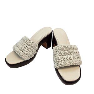 Vince. Nicki Crochet Platform High Heel Sandals Size 9.5